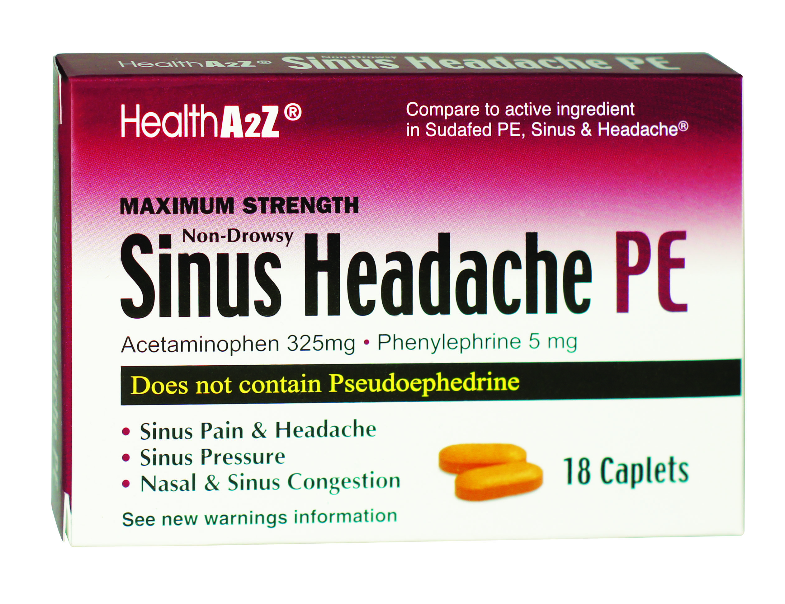 HealthA2Z® Sinus Headache PE