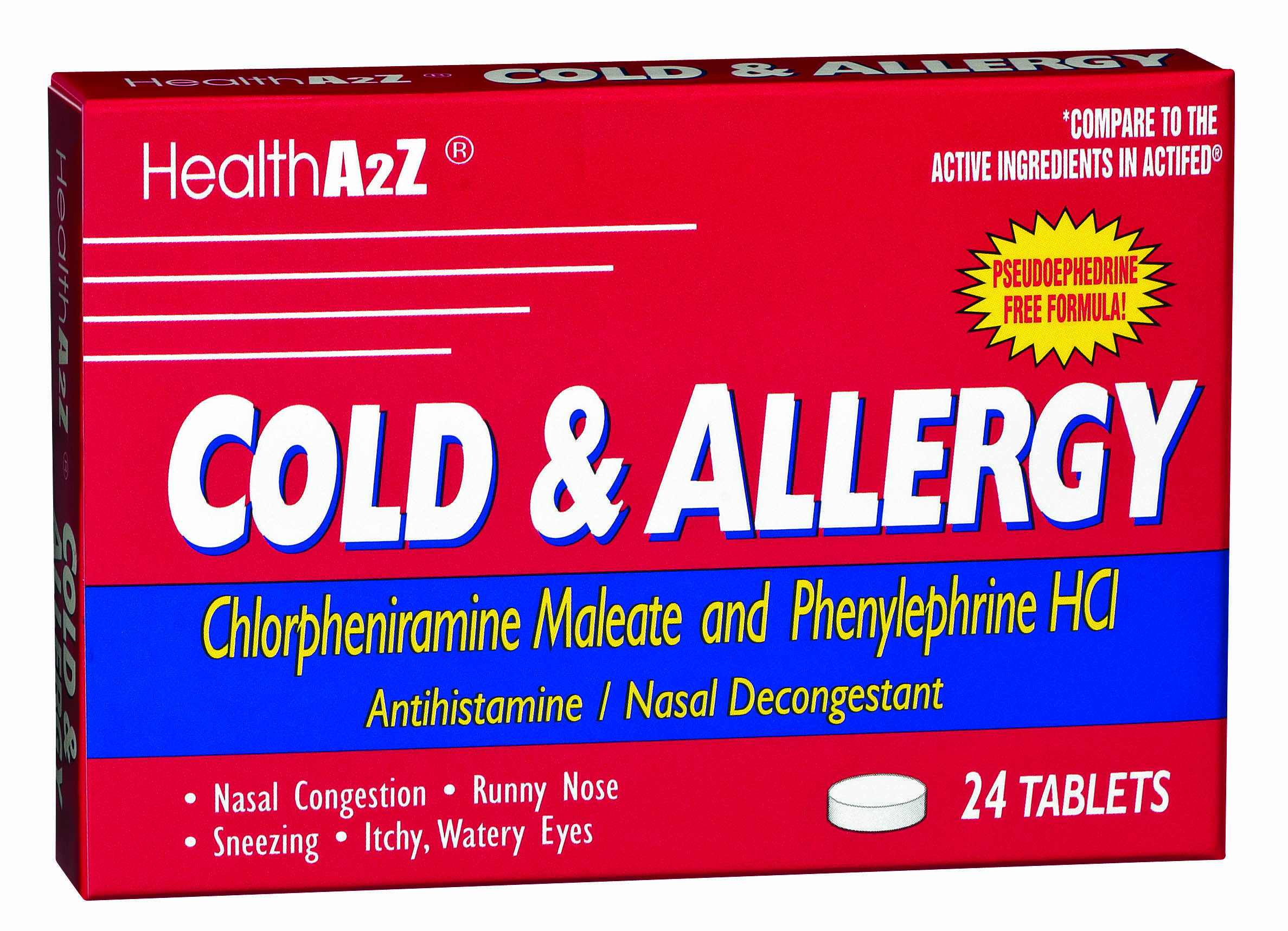 HealthA2Z® Cold & Allergy Medication 