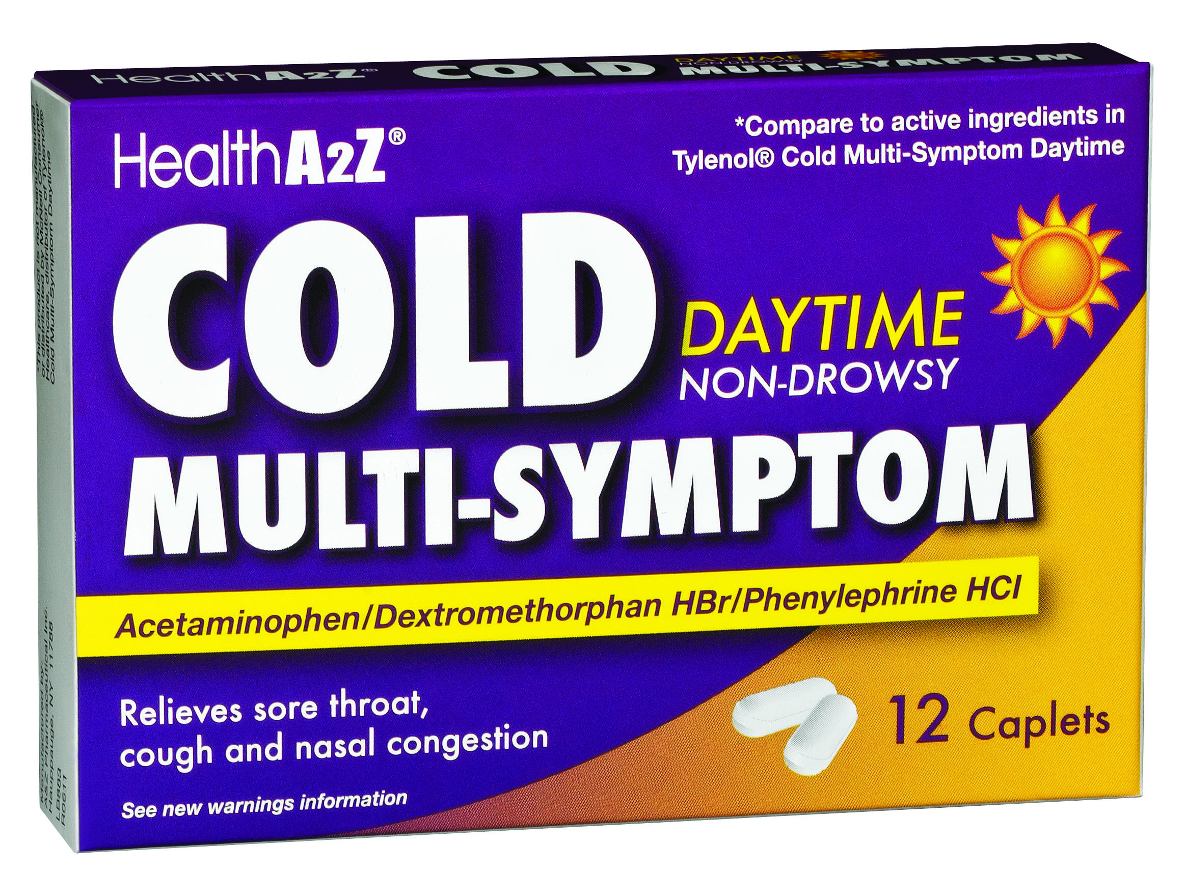 HealthA2Z® Cold Multi-Symptom Daytime
