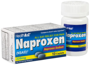Naproxen Sodium 220 mg Caplet F/C Blue 